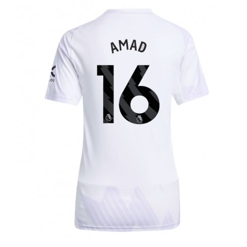 Manchester United Amad Diallo #16 Replika Bortatröja Damer 2025-26 Kortärmad Manchester United Amad Diallo #16 Replika Bortatröja Damer 2025-26 Kortärmad